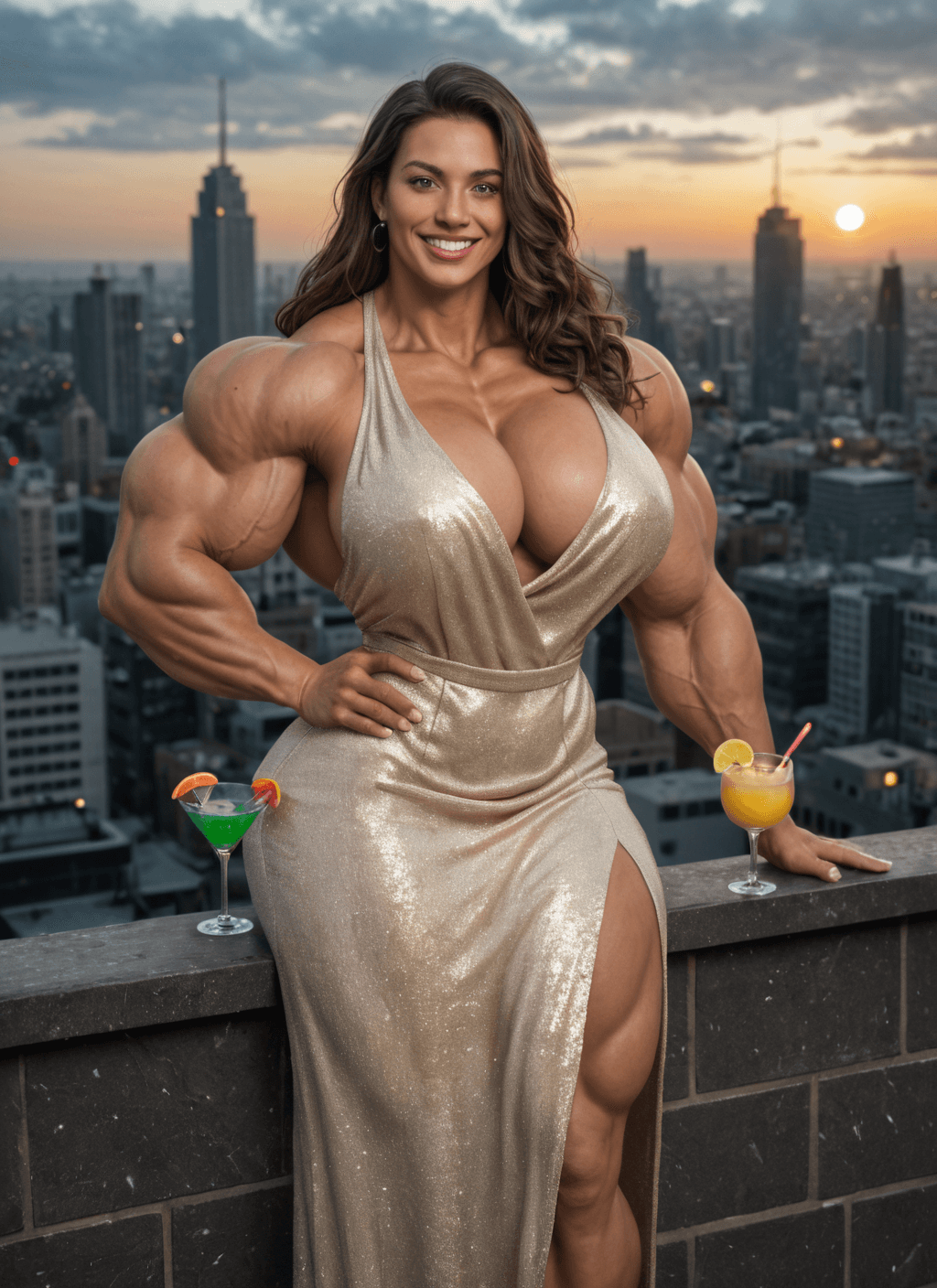 Virtual muscle girl preview 3